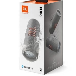 Unopened JBL Flip 6 Gray Portable Bluetooth Speaker